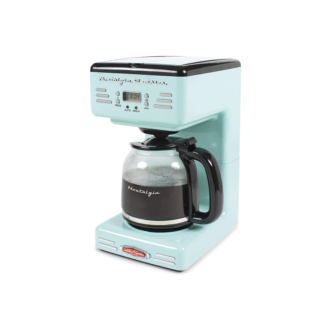 Nostalgia retro coffee maker verde rcof12aq