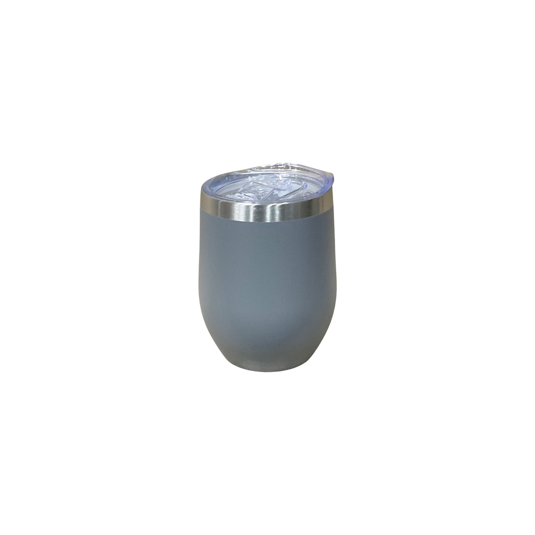 Vaso de vino gris 12oz