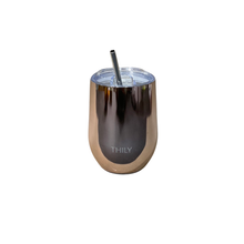 Cargar imagen en el visor de la galería, Vaso termico Thily rose gold 12oz 350ml
