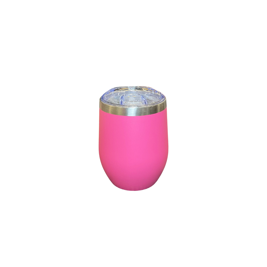 Vaso vino fucsia 12oz